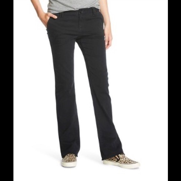 mossimo mid rise bootcut black pants
